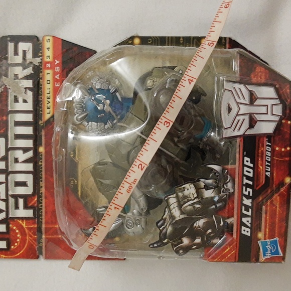 Transformers Scout Class Action Figure Backstop FACTORY SEALED w Box Damage - Picture 3 of 15